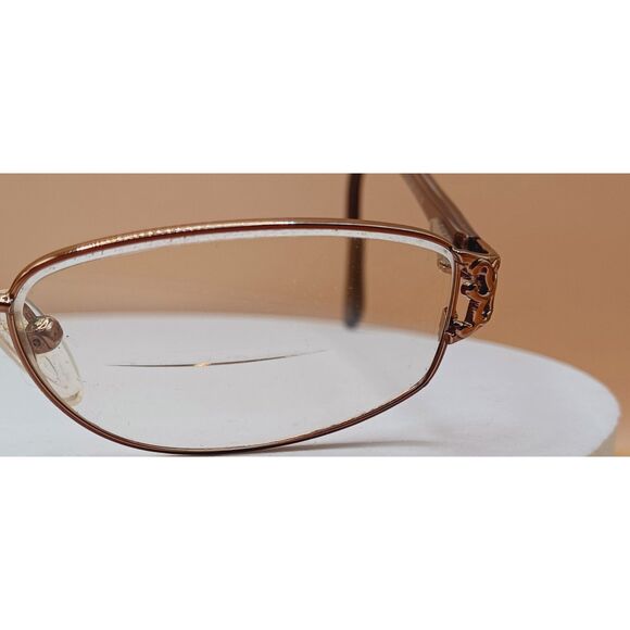 Catherine Deneuve Lunettes CD-268 Brown SBRN Metal Eyeglasses Frame 50-17-135 - Picture 11 of 12